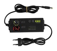 Generic Adaptateur D'alimentation Réglable à Large Plage avec Affichage LED pour Appareil Photo, Adaptateur D'alimentation Efficace 60 W 1,5 A AC DC