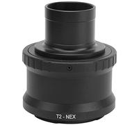 Generic Adaptateur D'anneau de Montage en T pour Télescope Astronomique de 1,25 Pouces, Solide et Léger pour Caméra à Monture E, Alliage D'aluminium Noir, Caméra sans Miroir à Monture E