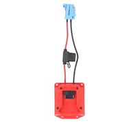 Generic Adaptateur de Batterie 18 V pour Jouets d'équitation, Compatible avec Les Batteries SLA/Lithium 18 V, Plastique ABS avec Fil 12 Awg et Fusible 40 A, Connecteur de Faisceau de Câbles pour