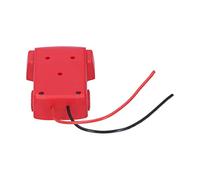 Generic Adaptateur de Batterie pour Connecteur de Montage d'alimentation Adaptateur de Batterie ABS Durable 18 V pour Usage Industriel Rouge