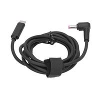 Generic Adaptateur de Câble Type-C pour Ordinateur Portable Portable Câble de Charge Flexible pour des Performances Stables Chargeur PD 45 W/65 W/90, 160 Cm, Matériau PVC + Laiton