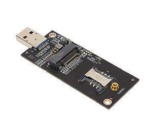Generic Adaptateur de Carte SIM, Adaptateur de Carte SIM USB Plux et Play stabilité M.2 à l' USB NGFF à l' 3.0 avec Fente de pour pour