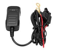 Generic Adaptateur de Chargement de Téléphone USB pour Moto, étanche, avec Interrupteur Indépendant, Affichage de la Tension, pour Les Déplacements, Ensemble en Plastique