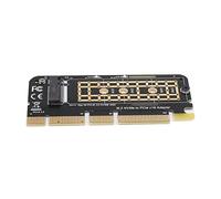 Generic Adaptateur de Disque Dur SSD M.2 vers PCI-E 3.0 X16 Riser Card Durable pour Un Transfert de Données à Grande Vitesse avec Accessoires