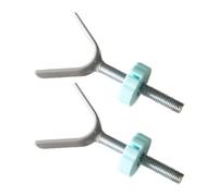 Generic Adaptateur de Garde-corps de Portail 2 Pièces Tiges de Broche En Y Pièces Robustes et Pratiques pour Utiliser Des Tiges de Broche Filetées Remplacer P, Bleu