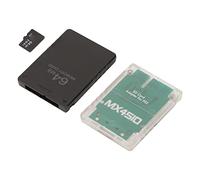 Generic Adaptateur de Lecteur de Carte Mémoire avec Carte 64 Go pour Jeux, Durable et Stable, Blanc Transparent, Complet avec de Programme FMCB (Consoles minces)