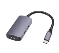 Generic Adaptateur de Lunettes USB C vers AR, Charge Rapide 4K 60Hz, Double Adaptateur USB C adapté au Switch 2 pour Lunettes Intelligentes et Plus