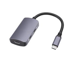 Generic Adaptateur de Lunettes USB C vers AR, Charge Rapide 4K 60Hz, Double Adaptateur USB C adapté au Switch 2 pour Lunettes Intelligentes et Plus