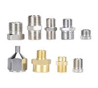 Generic Adaptateur de Pistolet de Pulvérisation Professionnel, Ensemble de Connecteurs de Raccord de Pistolet de Pulvérisation A1-A9, Kit d'Adaptateur d'aérographe de Connecteur de Compresseur 'air