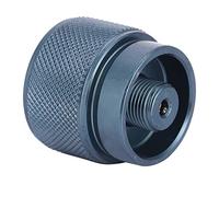 Generic Adaptateur de Poêle Adaptateur de Gaz Multifonction Robuste pour Torche de Soudage Bouteille de Gaz Mapp et Réservoir de Propane 1L Utilisation de Camping en Alliage D'aluminium Noir