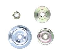 Generic Adaptateur de Tête de -Herbe, Kit Professionnel à 6 Lames, Installation Facile pour Les Propriétaires de Tondeuses à Gazon, Haute qualité Matériau: acierCouleur: comme Images Montrées