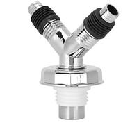 Generic Adaptateur de Vidange de Sol à Double Usage avec Ajustement Universel pour Machine à Laver et Cuisine, Matériau PVC Durable, 1 unité (Couvercle décoratif en Y joint à double usage)