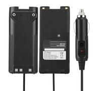 Generic Adaptateur D'éliminateur de Batterie de Chargeur de Voiture 12V, pour IC-V8 IC-V82 -A6, Conception Portable Légère Adaptée à Une Utilisation en Voiture
