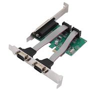 Generic Adaptateur PCI-E vers 2 Cartes Série, 1 Port Parallèle pour Ordinateurs de Bureau avec 2 Interfaces RS232 et 1 LPT