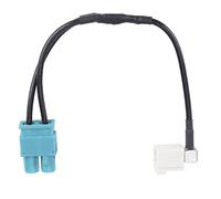 Generic Adaptateur Radio FAKRA, Adaptateur D'antenne Durable 2 à 1 pour RCD330 et RCD510, Ajustement Direct pour Desay, Installation Plug-and-Play Facile, 1 unité