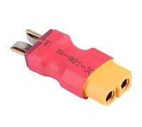Generic Adaptateur RC XT60 Femelle vers T Dean Mâle, Connecteur de Conversion de Haute qualité pour Batterie d'avion Modèle Léger, Matériau PA 40x16x8mm
