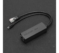 Generic Adaptateur Séparateur Ethernet POE, Injecteur de Puissance 12W Haute efficacité pour Tablettes, Appareils Intelligents ABS 1 unité