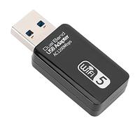 Generic Adaptateur USB Double Bande AC1200Mbps WIFI5 2,4 GHz 5,8 GHz Carte Réseau sans Fil Interface USB3.0 Adaptateur WiFi Double Bande Stable pour Les Utilisateurs de Streaming de Jeux