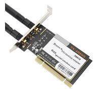 Generic Adaptateur WiFi de Bureau PCI avec Double Antennes, Carte 300Mbps 802.11b/g/n pour PC, Puce AR9223, connectivité Longue Distance Stable