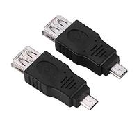 Generic Adaptateurs USB2.0 Micro/Mini Mâle Femelle Convertisseurs Connecteurs Boîte à Outils Pratique de Haute Qualité-10 Pack Noir 76g