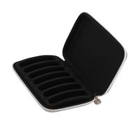 Generic Affaire Harmonique, Cas d'Harmonica pour Plusieurs Harmonicas Support Zippered Case Tas PU Cuir Noir pour 7
