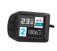 Generic Affichage de Vélo électrique, Fonctions Légères et Durables pour Vélos électriques ABS 3.07oz 6.63x4.46cm
