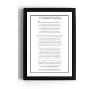 Generic Affiche encadrée A5 « IF » de Rudyard Kipling