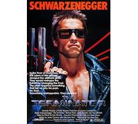 Generic - Affiche murale rétro classique des années 80 - Poster mural The Terminator - Format A4