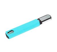 Generic Affûteur de Lame pour Outils de Jardin à Double Tête, Haute compatibilité avec Fin et Grossier pour un Entretien optimisé des Cisailles à Haies et des Outils D'élagage, Couleur Bleue