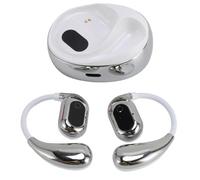 Generic AI sans Fil Langue Traduction écouteurs Bluetooth 5.4 Suppression du Bruit pour Les Appels Musicaux Voyage d'affaires 2 Pièces Noir (White)