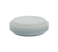 Generic Aiguiseur de Couteaux à Double Grain pour un Affinage Rapide des Bords et une Utilisation Intensive, Pierre à Aiguiser Multifonctionnelle de Forme Ronde pour Lames de Tondeuse à Gazon