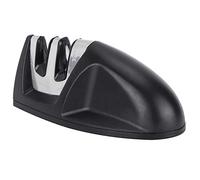 Generic Aiguisoir de Cuisine Multifonctionnel, Outil D'affûtage de Couteaux de Haute qualité pour Usage Domestique, Acier Inoxydable Noir 10x5 Cm 2 Pièces