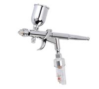 Generic Airbrush Set Top Tug Supplies for Model Figure, Feed Spray Gun Ensemble avec des Buses de Distribution de Tasse Liquide