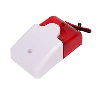 Generic Alarme Périmétrique Bonne Isolation, Large Couverture, Alarme Sonore et Lumineuse pour Maisons de Retraite, ABS Résistant à la Chaleur Rouge (220V)