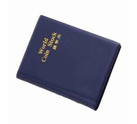 Generic Album de Pièces de Monnaie Pratique de Petite Taille, 120 Pochettes, Livre Porte-Monnaie pour Collectionneurs de Pièces de, PVC Bleu 4.3x6.1 Pouces (Blue)