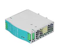 Generic Alimentation sur Rail Couvercle en Aluminium Alimentation sur Rail Industrielle 12V 10A 120W Sortie Réglable pour Armoires de Commande, Panneaux d'automatisation et équipements électriques