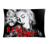 Generic American Popular Singer Madonna Decorative Cushion Cover Sofa Throw Pillowcas Custom Rectangle Pillow Case 20"x30"(One Sides)