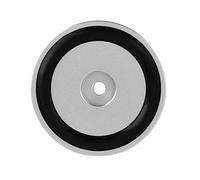 Generic Amortisseur D'isolation Détachable en Alliage D'aluminium, avec Caoutchouc Antidérapant pour Ensemble de Supports de Haut-parleurs/5 Pouces (Silver)