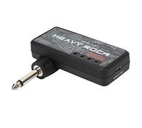 Generic Amplificateur de Casque Portable Rechargeable avec Effet de Distorsion pour Joueurs de Guitare électrique, Design Léger et Compact, Comprend Une Prise Répartitrice et des Accessoires