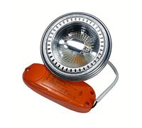 Generic ampoules Led Ar111 G53 15 W Cob Led Ampoule Spot 85-265 V AC vers DC 12 V - 24 V + Driver Dimmable Plafonnier Angle Lumineux Ampoule lumière chaude porche 40