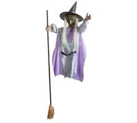 Generic Animatronique de sorcière planante animée pour Halloween (violet)