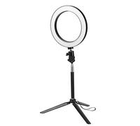 Generic Anneau Lumineux LED à intensité Variable de 20 Cm avec Trépied, Parfait pour la Photographie et Le Maquillage, luminosité Réglable de 3 200 K à 5 500 K, alimenté par USB