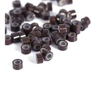 Generic Anneaux de Liaison D'extension de Cheveux Confortables pour un Maintien serré et une Utilisation Facile, 200/500/1000/2000 Pièces, Options en Silicone Souple (200PCS)