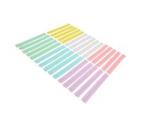 Generic Anneaux de Reliure en Plastique, 30 Pièces, épines à Feuilles Mobiles Durables et Adaptables pour la Fabrication D'albums, Carnets de Croquis, 3,94x0,79 Pouces (Couleur mélangée)