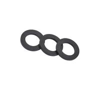 Generic Anneaux de Rondelle en Caoutchouc 12 Pièces, Jeu de Rondelles d'étanchéité et de Rondelles de Bouchon, Kit de Bouchons de Fixation pour l'eau et les Raccords Hydrauliques, Réparation de (1