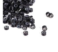 Generic Anneaux D'extension de Cheveux en Silicone, 200 Pièces, Perles pour une Installation Confortable et un Maintien Sûr, en 3 Couleurs (200PCS)