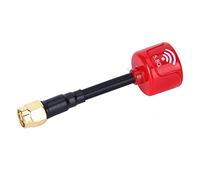 Generic Antenne à Gain élevé 5,8 GHz 3 DBi pour Pièces RC de Drone de Course FPV - Accessoire émetteur-récepteur de Signal de qualité pour Les Personnes à Polarisation Verticale (1 Antenne, Noir)