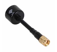 Generic Antenne à Gain élevé 5,8 GHz 3 DBi pour Pièces RC de Drone de Course FPV - Accessoire émetteur-récepteur de Signal de qualité pour Les Personnes à Polarisation Verticale (1 Antenne, Noir)