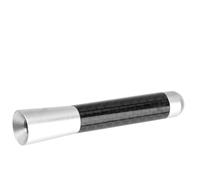 Generic Antenne de Voiture de 3 ”, Antenne Courte à Vis en Fibre de Carbone, Antenne Courte pour L'installation de la Voiture Universelle, Remplacement avec 4 Goujons de Taille (SILVER)