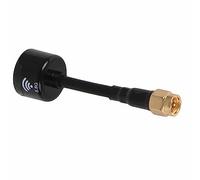Generic Antenne Directionnelle à Gain élevé 5.8Ghz 3dBi pour Drone de Course FPV Noir 1 Pièce RHCP V.S.W.R = 1.5-2. pour Récepteur émetteur de Drone (Aiguille intérieure SMA)